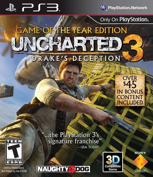 Uncharted 3: Drake's Deception - Game of the Year Edition - PS3