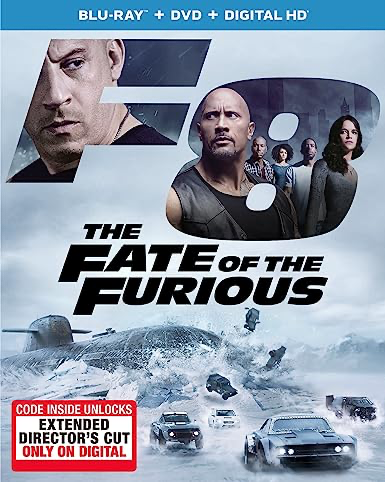 Fate Of The Furious (F8) - Blu-ray Action/Adventure 2017 PG-13