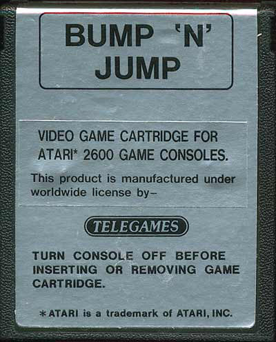 Bump 'N' Jump (Silver Label) - Atari 2600