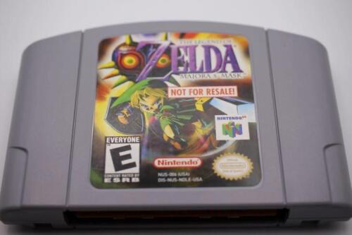 Legend of Zelda, The: Majora's Mask (Not For Resale Gray) - N64