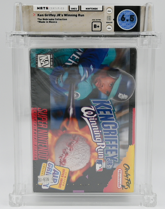 Ken Griffey Jr's Winning Run SNES 6.5 B+ - NEBRASKA COLLECTION
