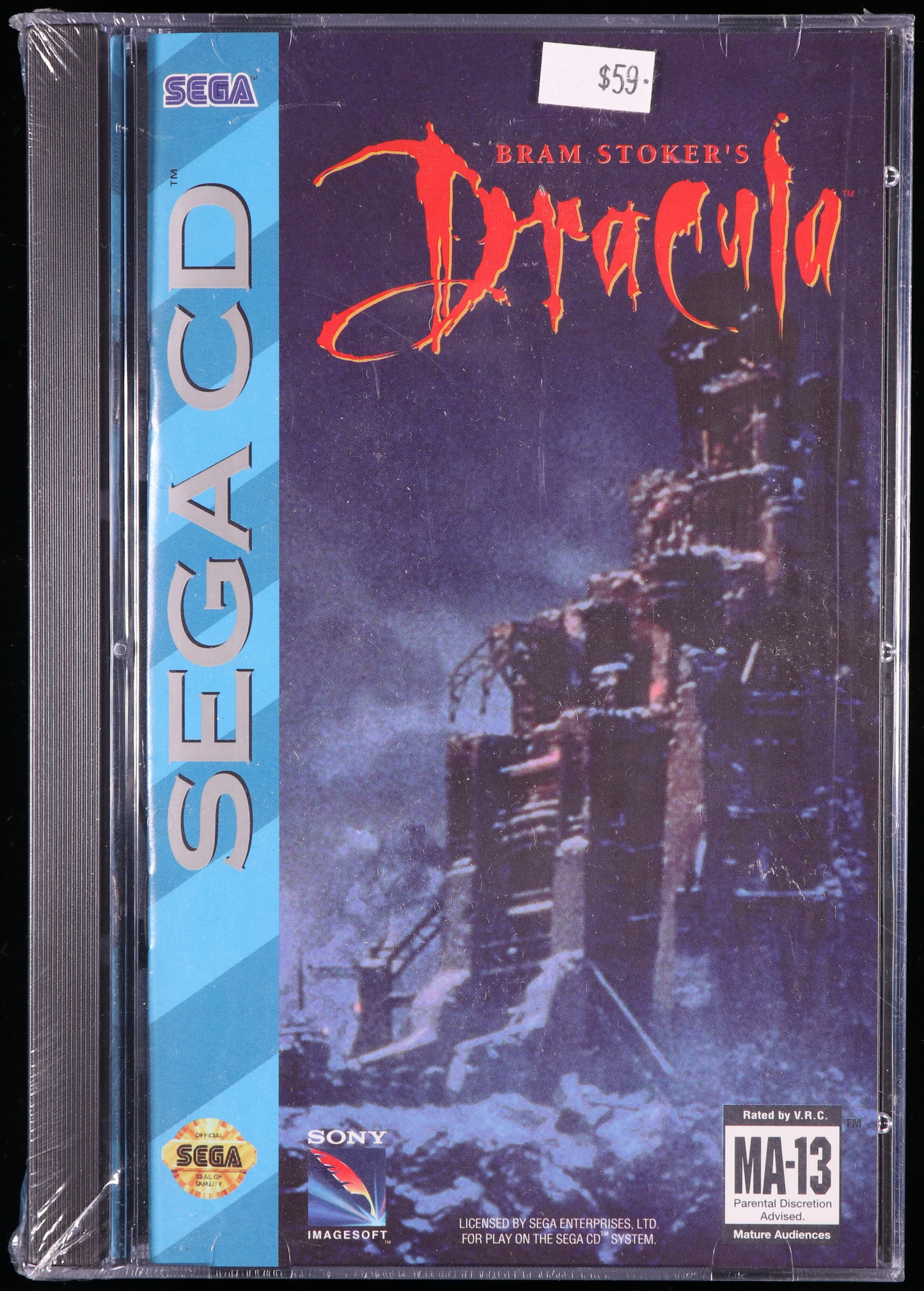 Bram Stoker's Dracula SEGA CD 9.8 A+ - NEBRASKA COLLECTION
