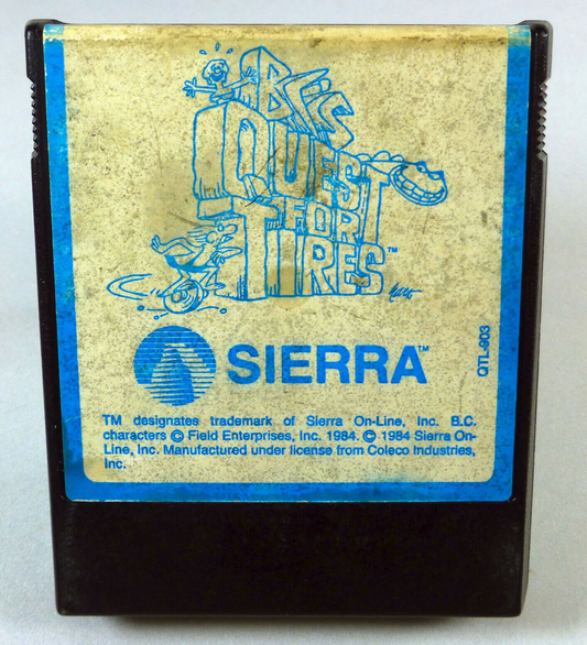 B.C.'s Quest for Tires (White Label) - Colecovision