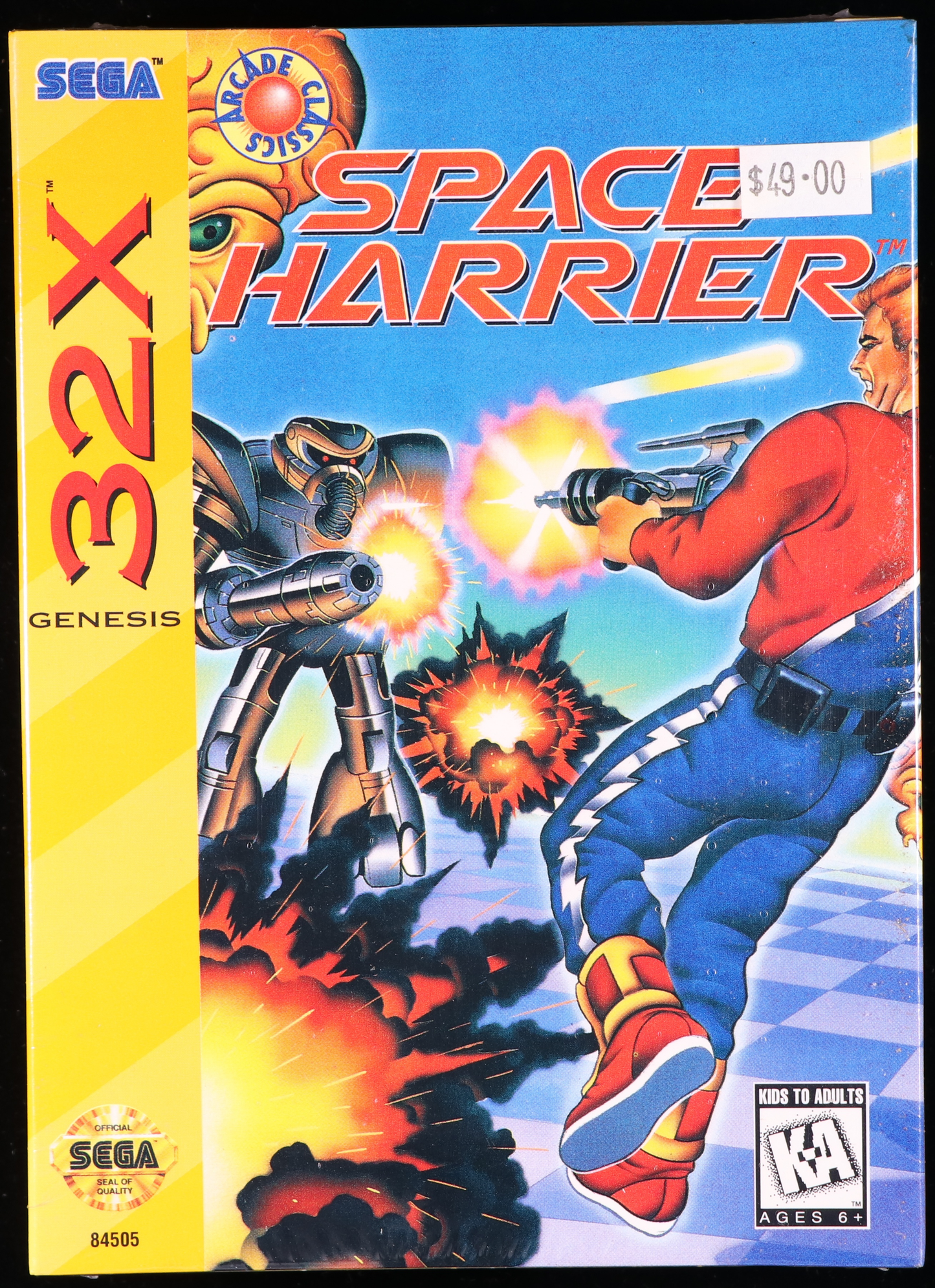 Space Harrier SEGA 32X 9.6 A+ - NEBRASKA COLLECTION