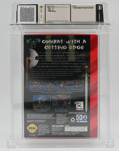 Weaponlord SEGA GENESIS 7.5 A+ - NEBRASKA COLLECTION