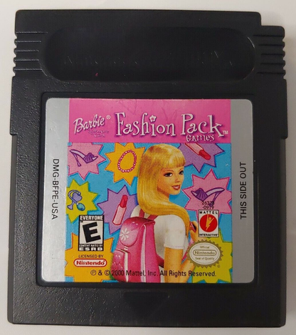 Barbie Fashion Pack Games - GBC