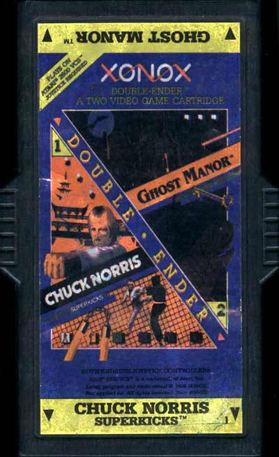 Chuck Norris Superkicks / Ghost Manor - Atari 2600