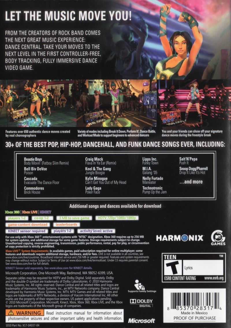 Dance Central - Xbox 360