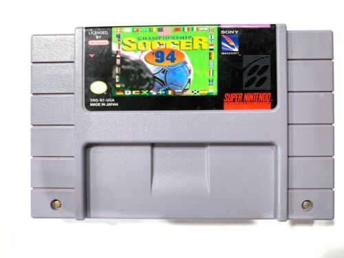 Championship Soccer '94 - SNES