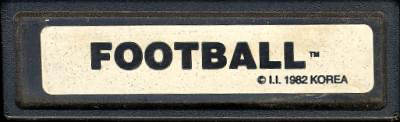 Super Challenge Football (White "Football" Label) - Atari 2600