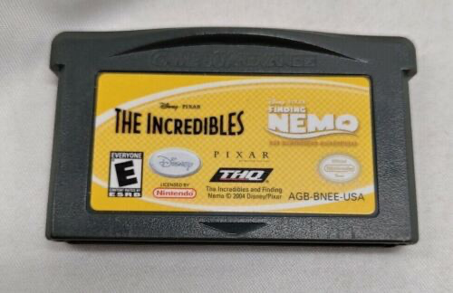 Incredibles and Finding Nemo - GBA