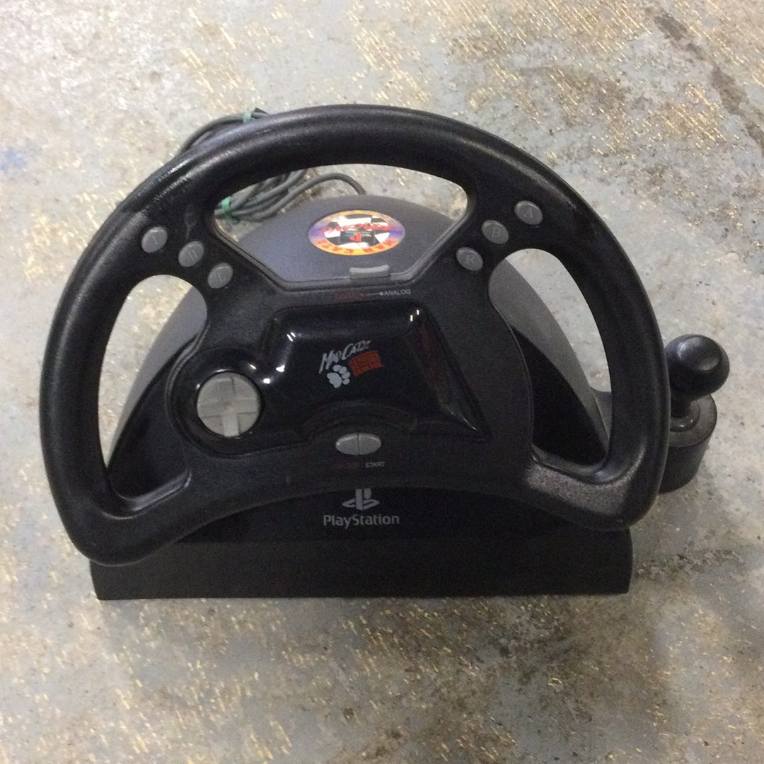 Team MadCatz Dual Force Race Wheel - PS2