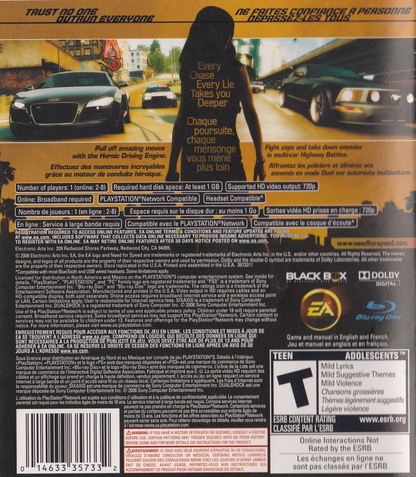 Need for Speed: Undercover - PS3