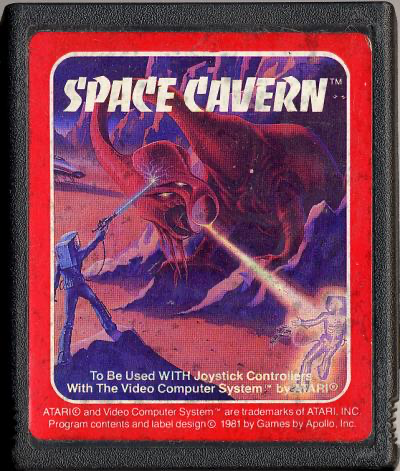 Space Cavern (Red Label) - Atari 2600