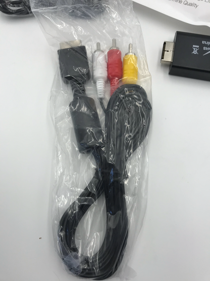 AV Component Cord PS2 HDMI Adapter | Universal 3rd Party Black - Sony