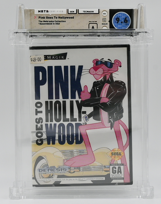 Pink Goes To Hollywood SEGA GENESIS 9.6 A - NEBRASKA COLLECTION