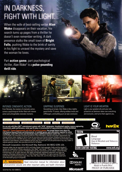 Alan Wake - Xbox 360