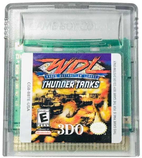 WDL World Destruction League Thunder Tanks - GBC