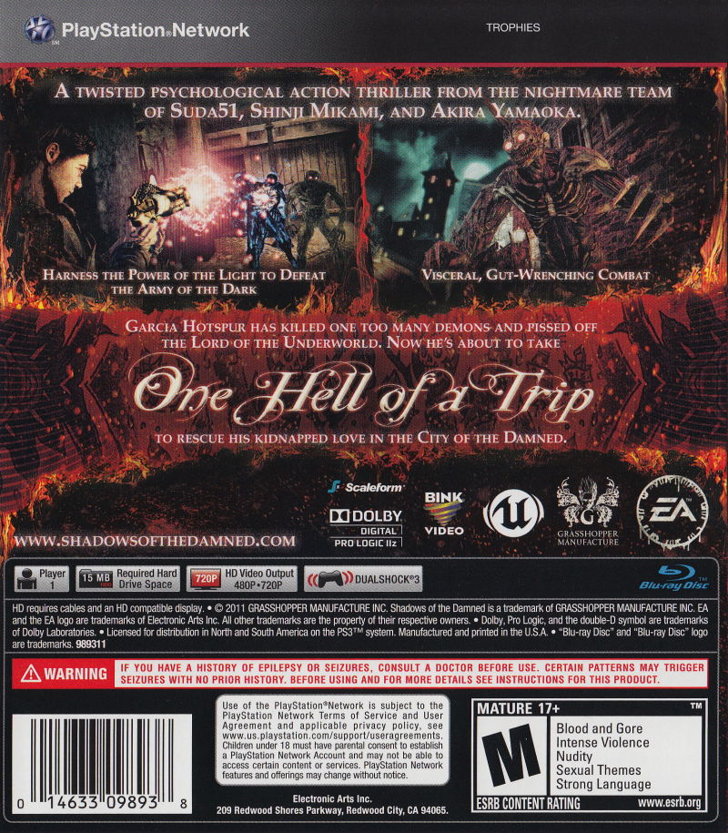 Shadows of the Damned - PS3
