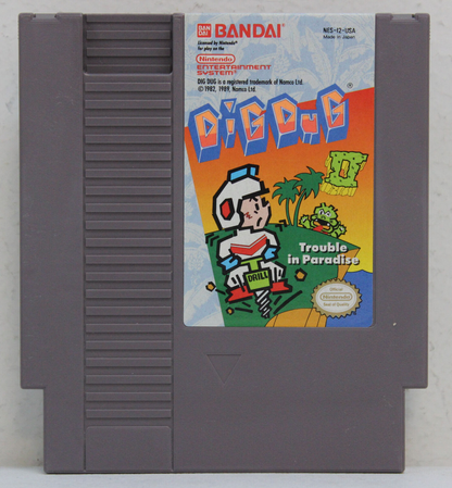 Dig Dug II Trouble in Paradise - NES