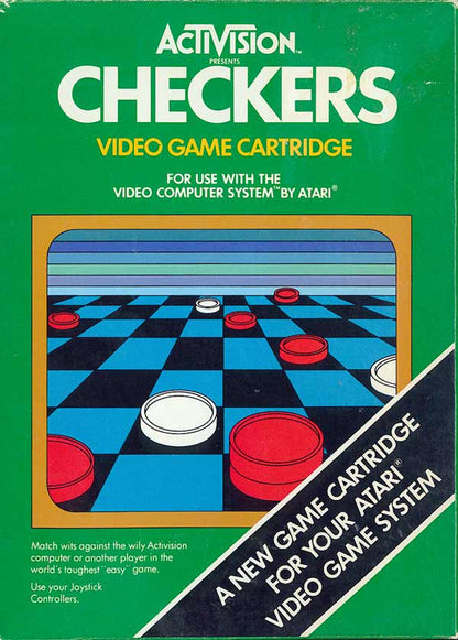 Checkers (Green Label) - Atari 2600
