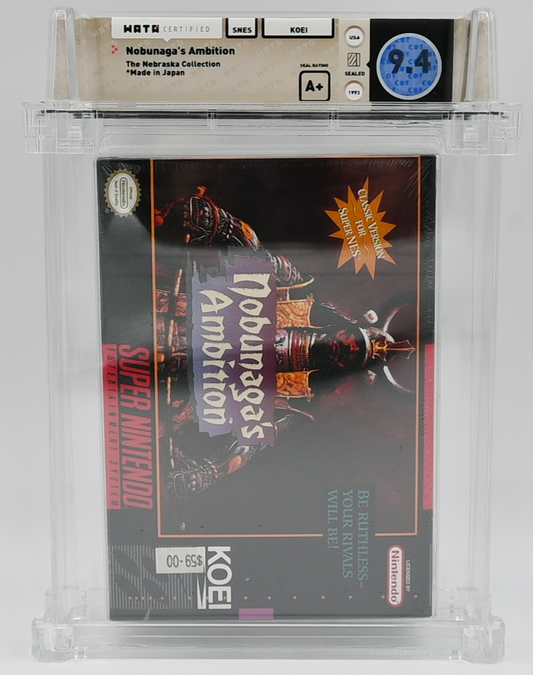 Nobunaga's Ambition SNES 9.4 A+ - NEBRASKA COLLECTION