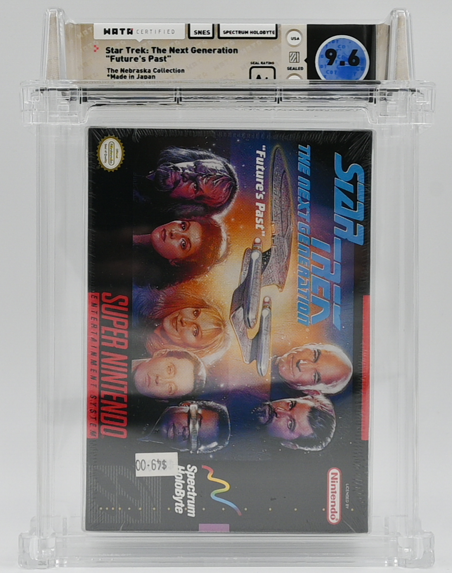 Star Trek: The Next Generation "Future's Past" SNES 9.6 A+ - NEBRASKA COLLECTION