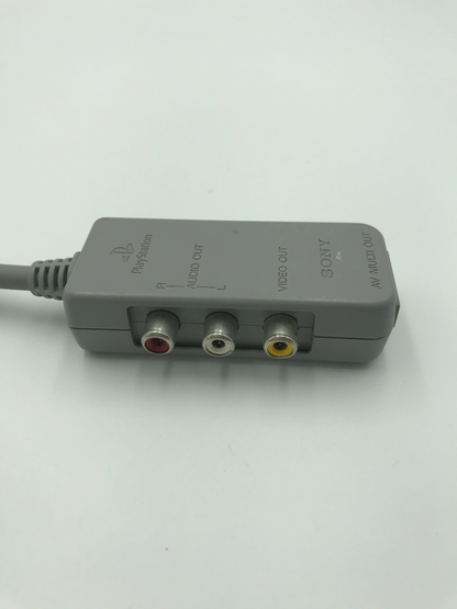 AV Adapter Sony PS1 Multi AV Out Grey - PS2