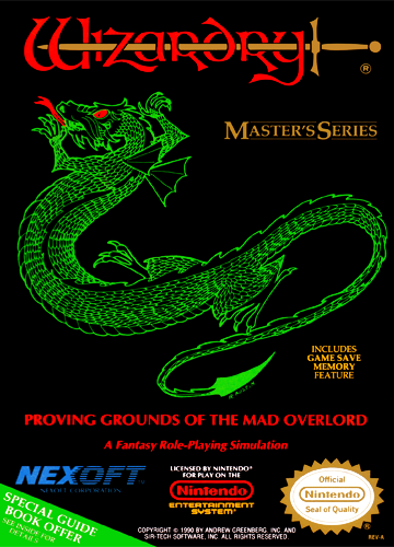 Wizardry Proving Grounds of the Mad Overlord - NES