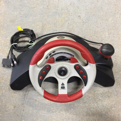 MadCatz MC2 Multi Race Wheel Red/White - PS2