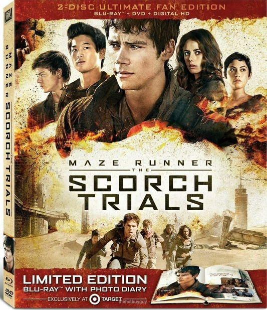 Maze Runner: The Scorch Trials Limited Edition w/ Photo Diary - Blu-ray Action/Adventure 2015 PG-13