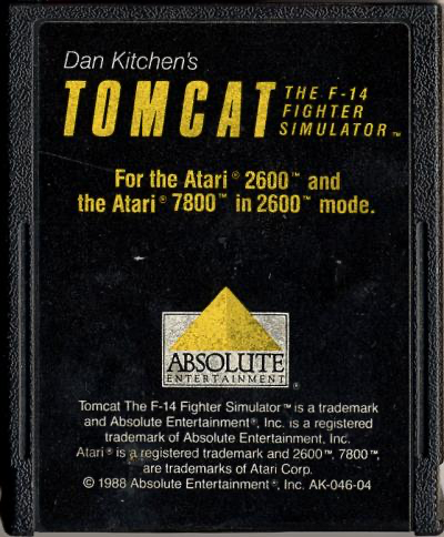 Tomcat F-14 Flight Simulator (2600 Mode) - Atari 7800