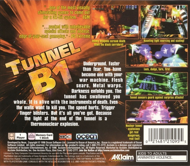Tunnel B1 - PS1