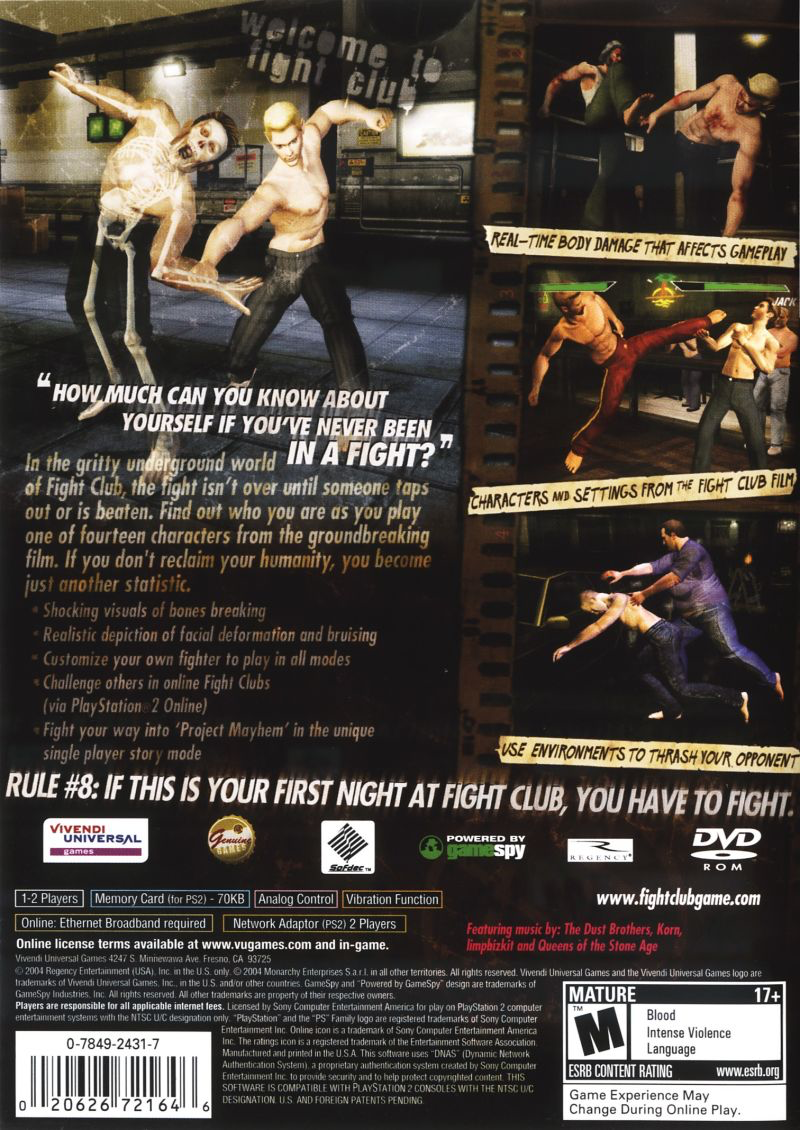 Fight Club - PS2