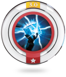 Round Power Disc | Cosmic Cube Blast - Disney Infinity 3.0