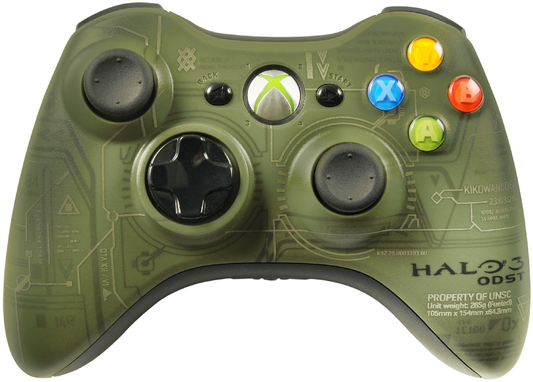 Wireless Official Controller | Army Green Halo 3: ODST Edition - Xbox 360