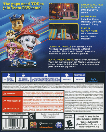 Paw Patrol: The Movie - Adventure City Calls - PS4