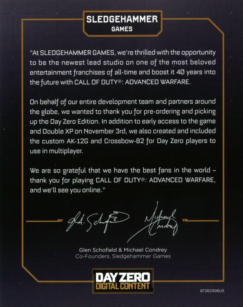 Call of Duty: Advanced Warfare - PS4
