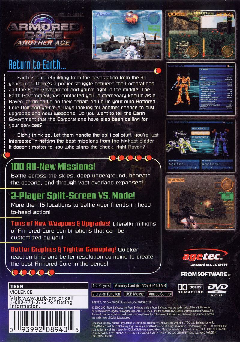 Armored Core 2: Another Age - PS2