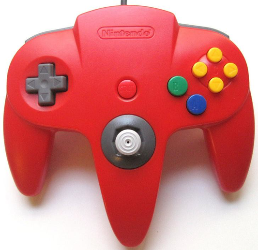 Official Wired Controller | Solid Red - N64