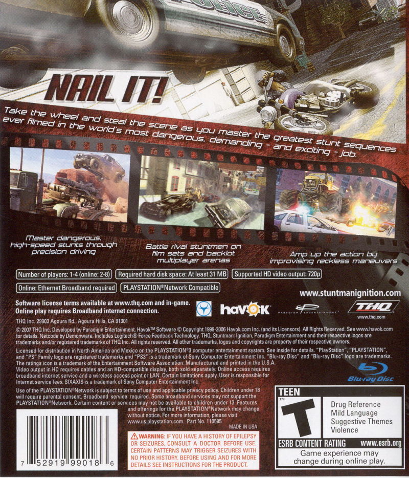 Stuntman: Ignition - PS3