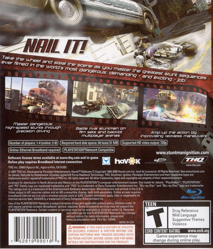Stuntman: Ignition - PS3