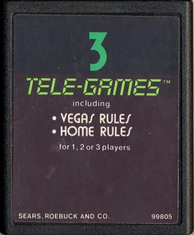 Blackjack (Tele-Games) - Atari 2600