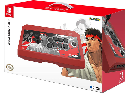 Hori Real Arcade Pro.V Fight Stick | Street Fighter Ryu Edition - Switch