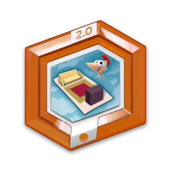 Hexagonal Power Disc | Aerial Area Rug - Disney Infinity 2.0