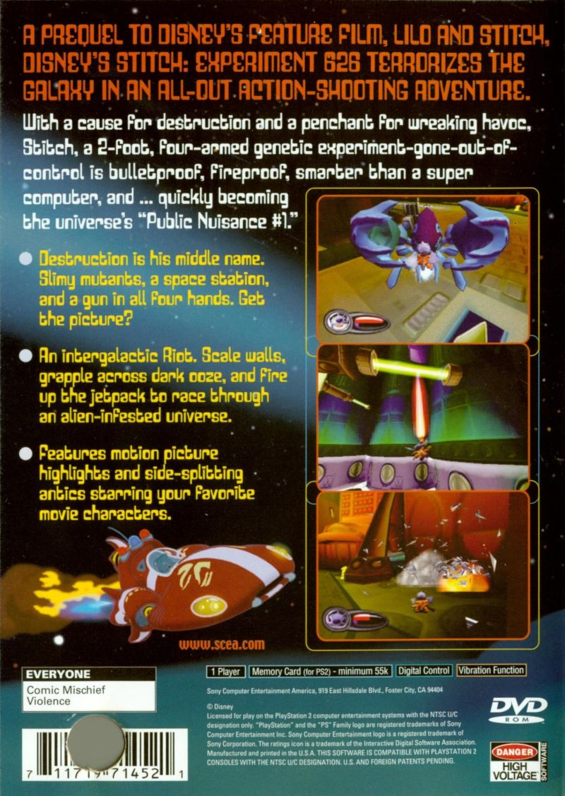 Disneys Stitch Experiment 626 - PS2