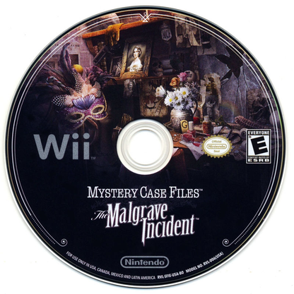 Mystery Case Files: The Malgrave Incident - Wii
