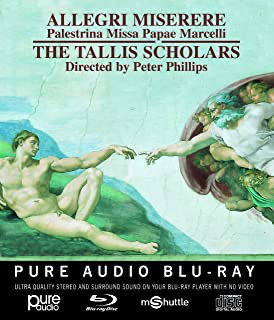 Allegri: Miserere: Tallis Scholars - Blu-ray Music UNK NR