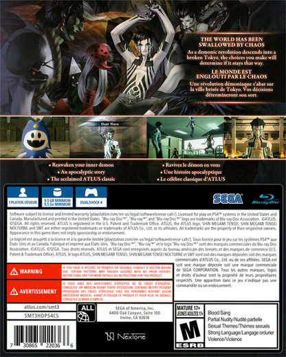 Shin Megami Tensei 3: Nocturne - HD Remaster - PS4