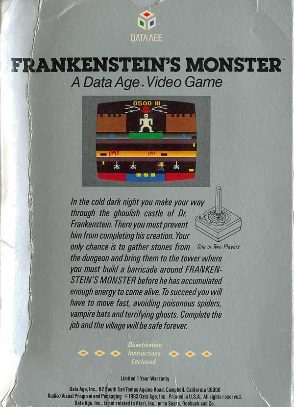 Frankenstein's Monster - Atari 2600